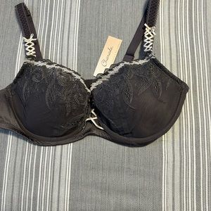 Change Charade Bra Theresa size E(36DD) Grey with sparkle